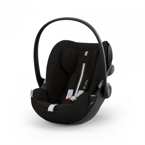 Poussette duo beezy 4 compacte magic black avec siège auto cloud g i-size tissu plus Cybex