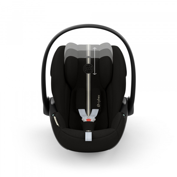 Poussette duo beezy 4 compacte magic black avec siège auto cloud g i-size tissu plus Cybex
