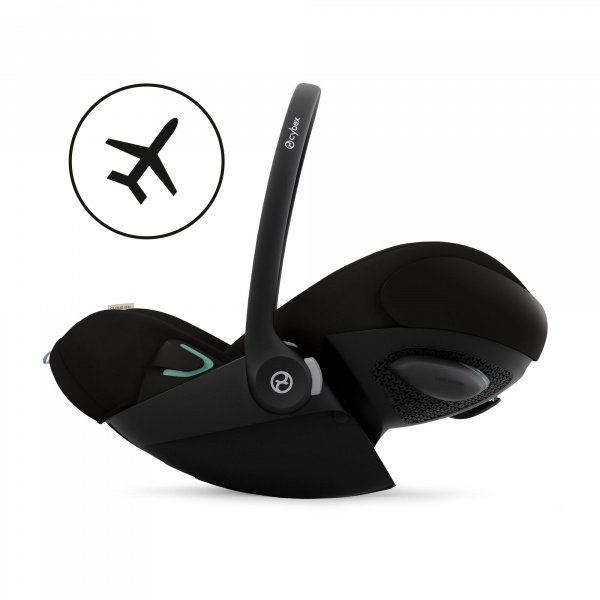 Poussette duo eezy s twist+ 2 pivotante magic black avec siège auto cloud g3 i-size tissu plus Cybex