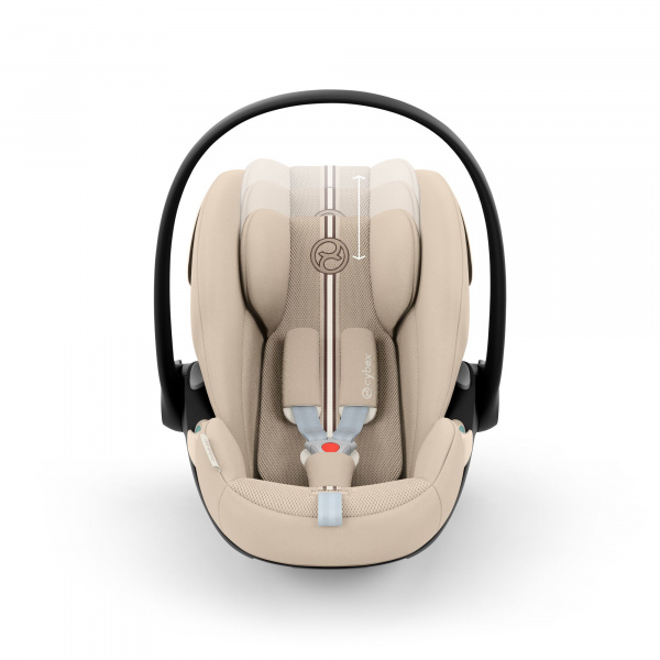 Poussette duo eezy s twist+ 2 pivotante almond beige avec siège auto cloud g3 i-size tissu plus Cybex