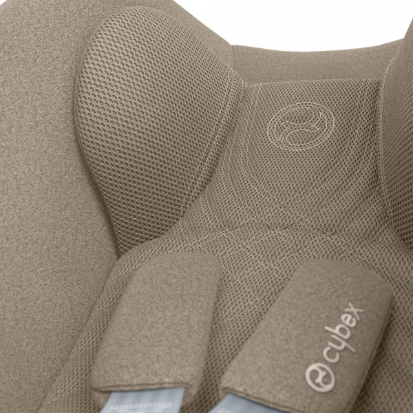 Poussette duo eezy s twist+ 2 pivotante almond beige avec siège auto cloud t i-size tissu plus Cybex