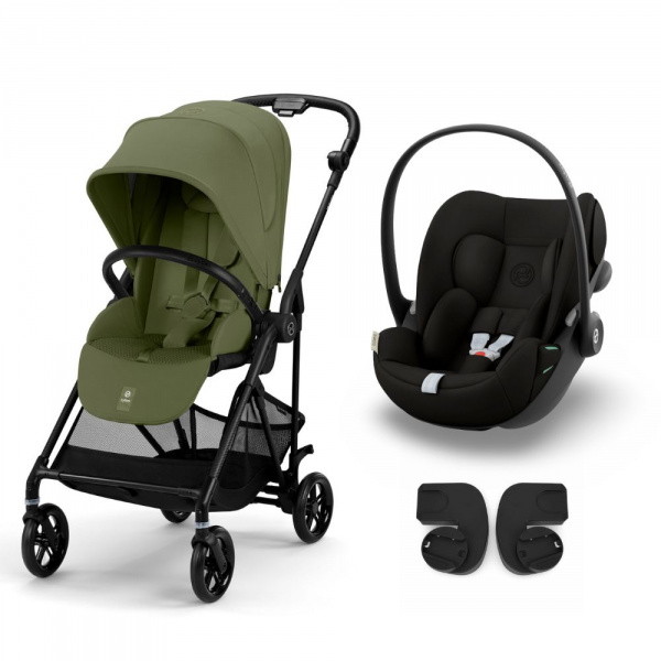 Poussette duo melio carbon magic black + cloud g i-size Cybex