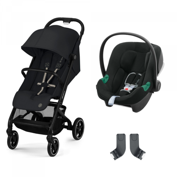 Poussette duo beezy 3 magic black + aton b2 i-size Cybex