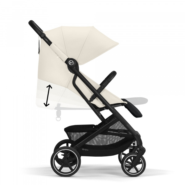 Poussette duo beezy 3 canvas white + aton b2 i-size Cybex