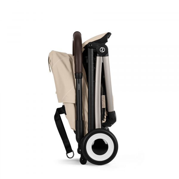 Poussette duo orfeo 3 compacte almond beige avec siège auto cloud g i-size plus Cybex