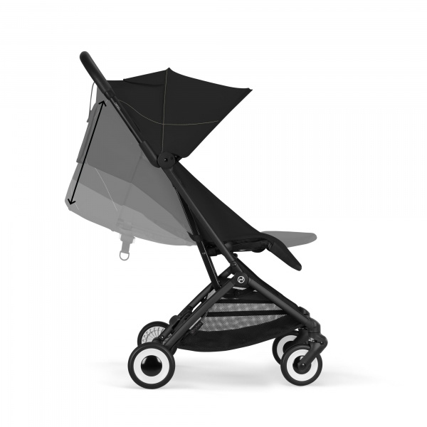 Poussette duo orfeo 3 compacte magic black avec siège auto cloud t i-size plus Cybex