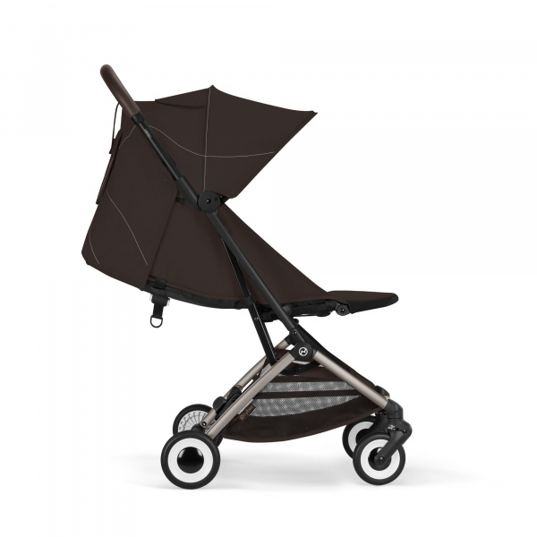 Poussette duo orfeo 3 compacte chocolate brown avec siège auto aton b2 i-size Cybex