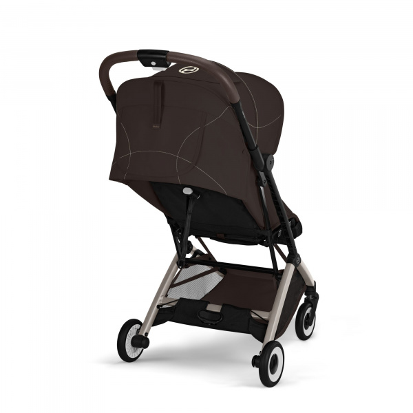 Poussette duo orfeo 3 compacte chocolate brown avec siège auto cloud g i-size Cybex