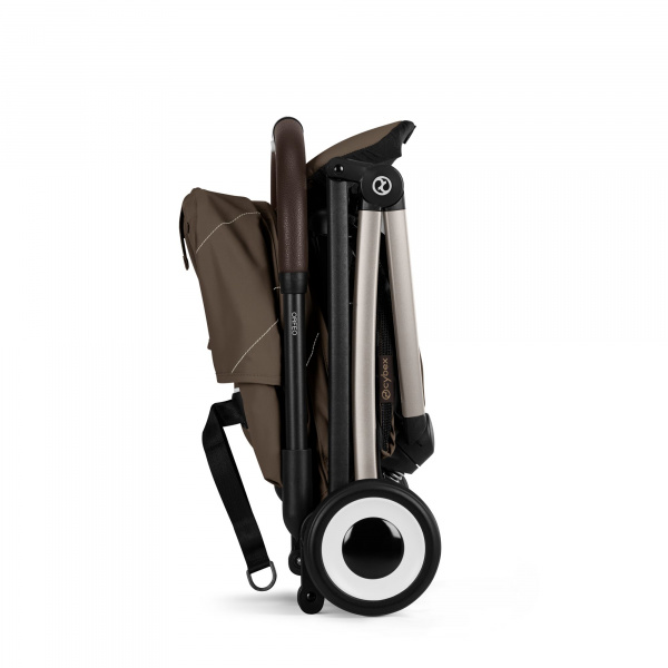 Poussette duo orfeo 3 compacte chocolate brown avec siège auto cloud t i-size Cybex