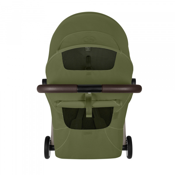 Poussette duo orfeo 3 compacte moss green avec siège auto cloud t i-size Cybex