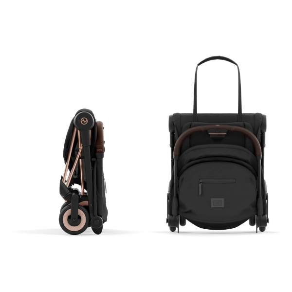 Poussette duo coya peach pink châssis rosegold + cloud g i-size Cybex