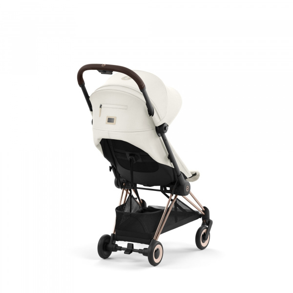 Poussette duo coya peach pink châssis rosegold + cloud g i-size Cybex