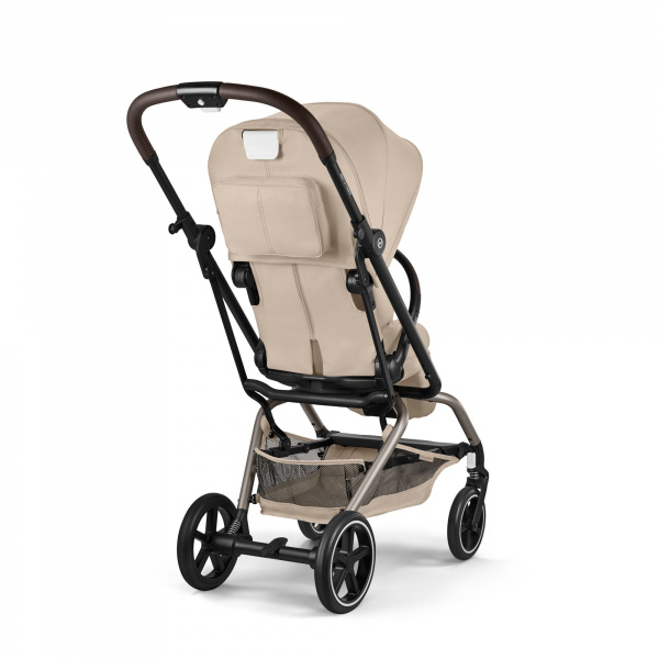 Poussette duo eezy s twist+ 2 pivotante almond beige avec siège auto aton b2 i-size Cybex
