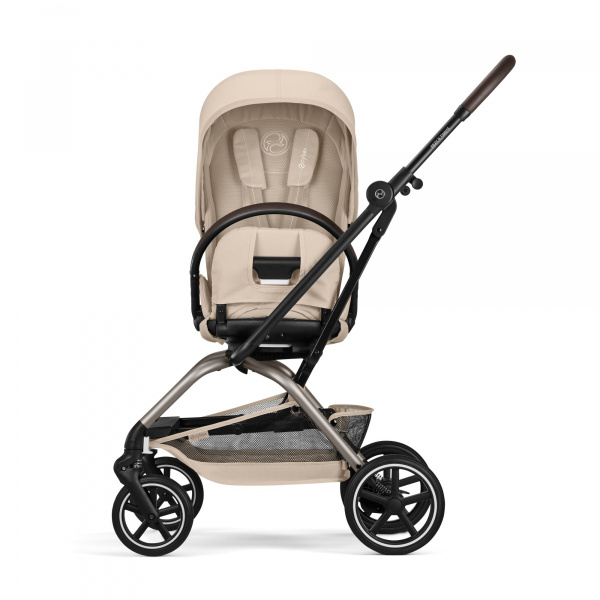 Poussette duo eezy s twist+ 2 pivotante almond beige avec siège auto cloud g i-size Cybex