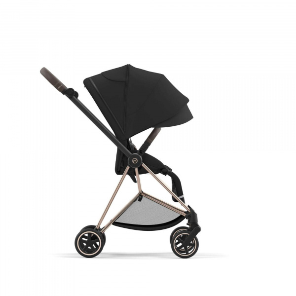 Poussette duo mios 3 sepia black châssis rose gold + cloud t i-size Cybex