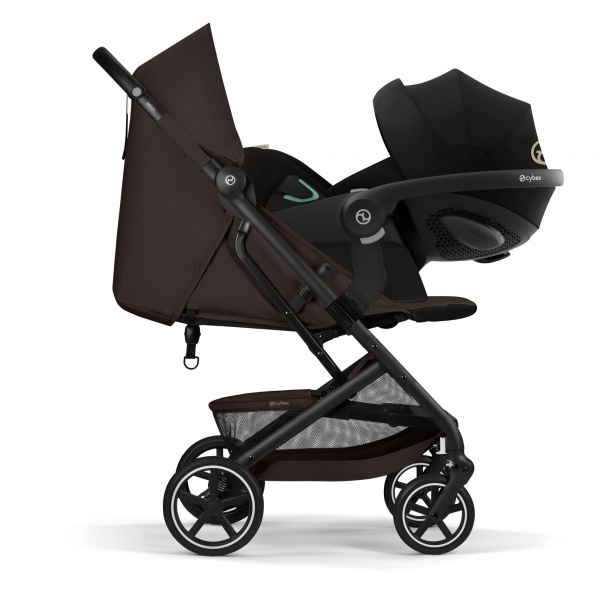 Poussette duo beezy 4 compacte chocolate brown avec siège auto aton b2 i-size Cybex