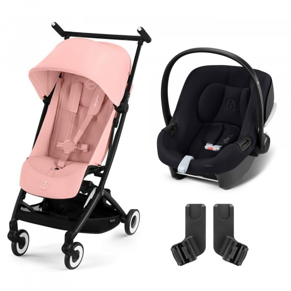 Poussette duo libelle 4 moss green + aton b2 i-size Cybex