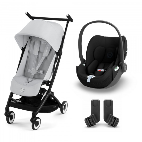 Poussette duo libelle 4 fog grey + cloud t i-size Cybex