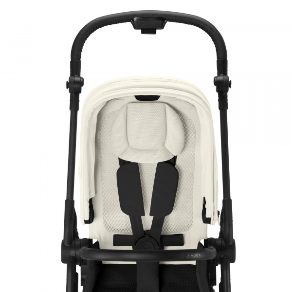 Poussette trio melio carbon stormy blue + aton b2 i-size + nacelle Cybex