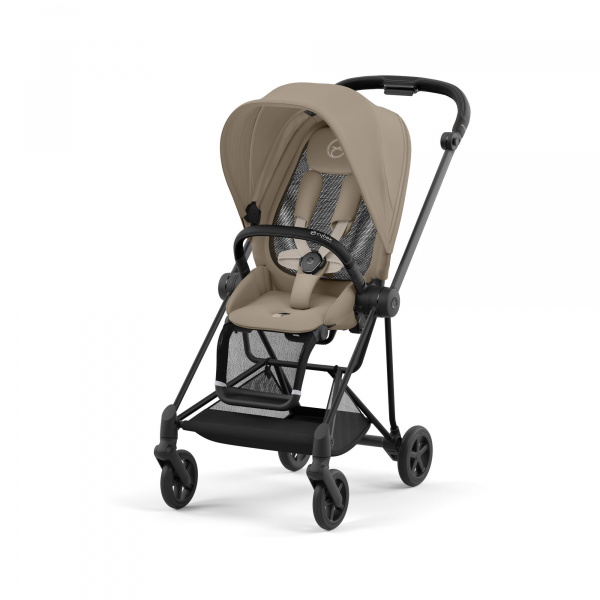 Poussette duo mios 3 cozy beige châssis matt black + cloud g i-size Cybex
