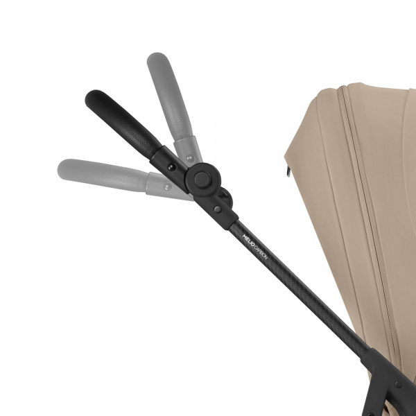 Poussette duo melio carbon almond beige + cloud t i-size Cybex