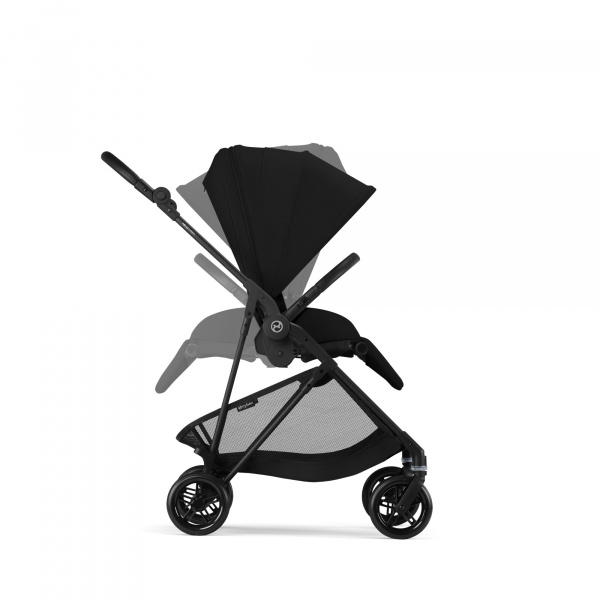 Poussette duo melio carbon magic black + cloud t i-size Cybex