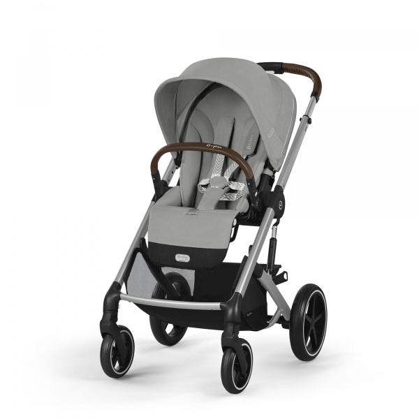 Poussette duo balios s lux 3 moon black + siège auto aton b2 i-size Cybex