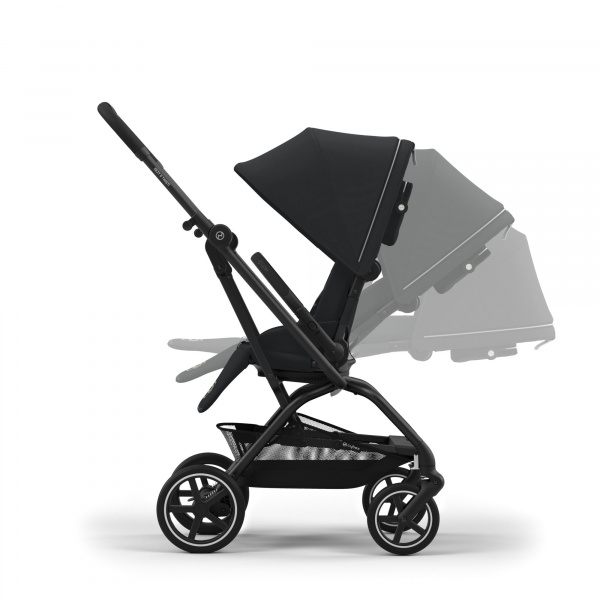 Poussette duo eezy s twist+ 2 almond beige + siège auto cloud g i-size Cybex