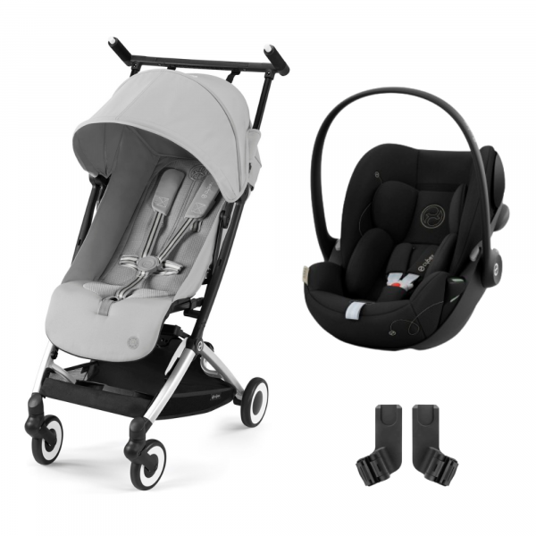 Poussette duo libelle 3 fog grey + cloud g i-size Cybex