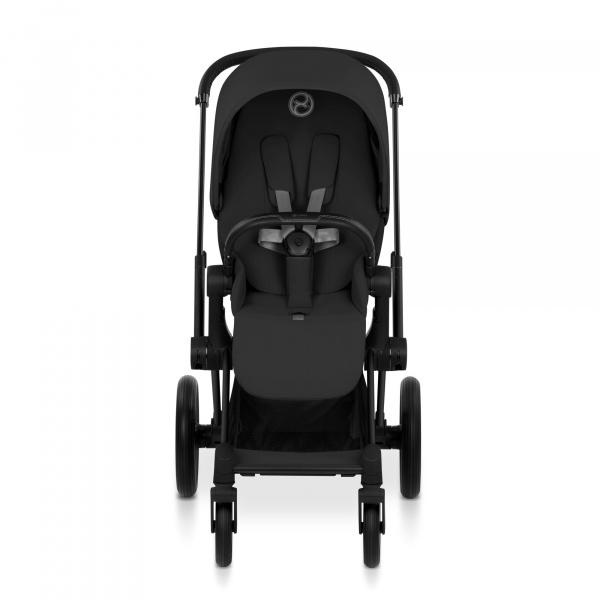Poussette duo priam 5 avec nacelle pliable châssis matt black sepia black Cybex