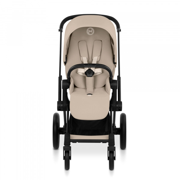 Poussette duo priam 5 avec nacelle pliable châssis matt black cozy beige Cybex