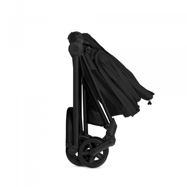 Poussette duo compacte mios 4 avec nacelle pliable châssis matt black sepia black Cybex