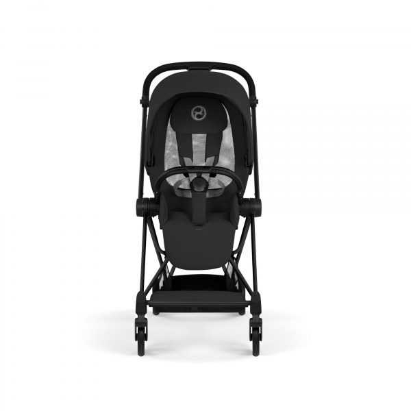 Poussette duo compacte mios 4 avec nacelle pliable châssis matt black sepia black Cybex
