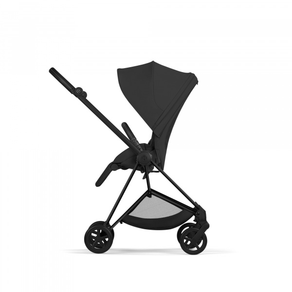 Poussette duo compacte mios 4 avec nacelle pliable châssis matt black sepia black Cybex