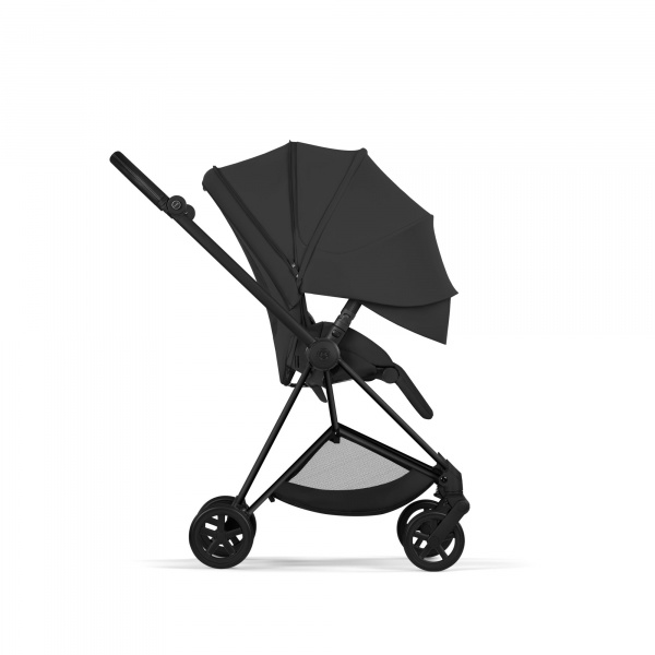 Poussette duo compacte mios 4 avec nacelle pliable châssis matt black sepia black Cybex