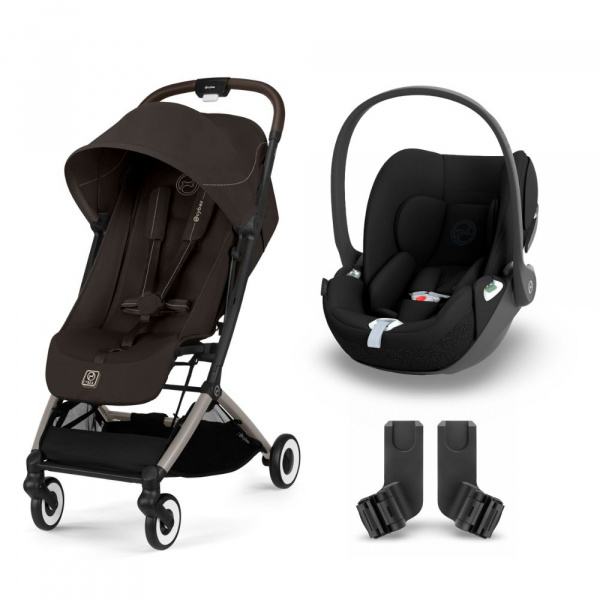 Poussette duo orfeo 2 fog grey + cloud t i-size Cybex