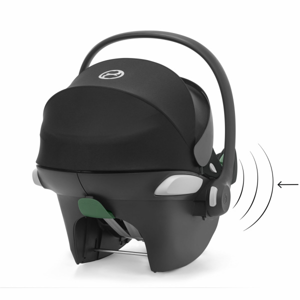 Poussette duo eezy s twist+ 2 magic black + siège auto aton b2 i-size Cybex