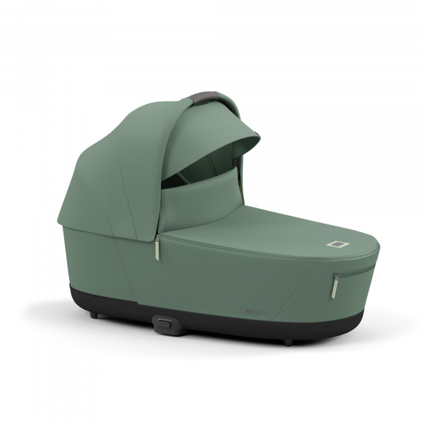 Poussette duo priam 4 leaf green châssis matt black + nacelle luxe Cybex