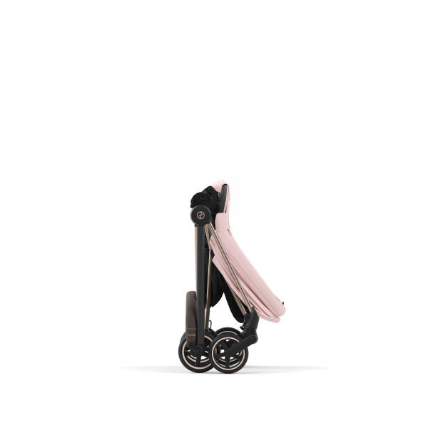 Poussette duo mios 3 sepia black châssis rose gold + nacelle luxe Cybex