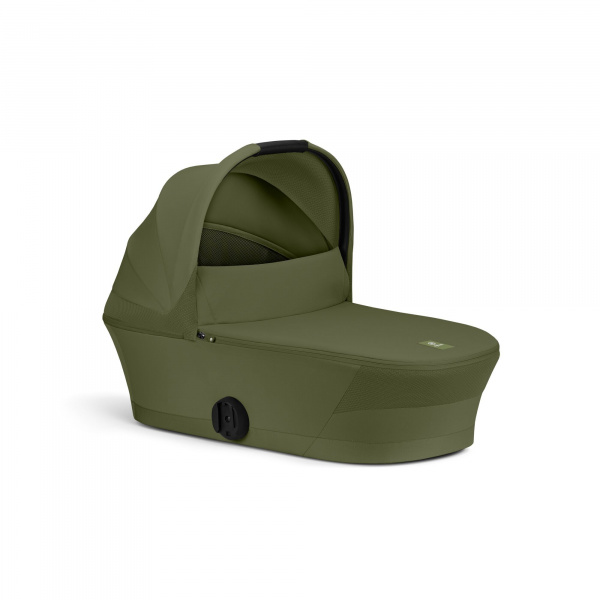 Poussette duo melio carbon 6 moss green avec nacelle melio cot Cybex