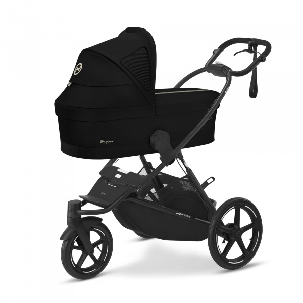 Poussette duo eezy s twist+ 2 pivotante magic black avec nacelle cot s Cybex