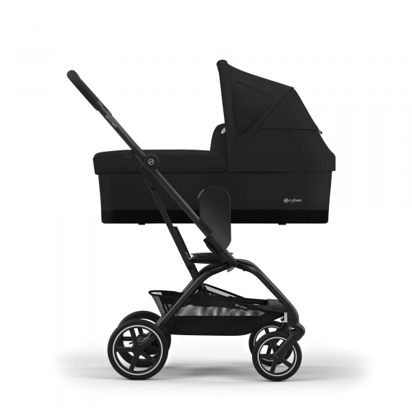 Poussette duo eezy s twist+ 2 pivotante magic black avec nacelle cot s Cybex