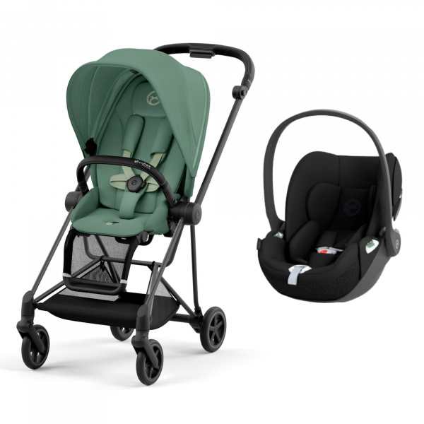 Poussette duo mios 3 sepia black châssis matt black + cloud t i-size Cybex