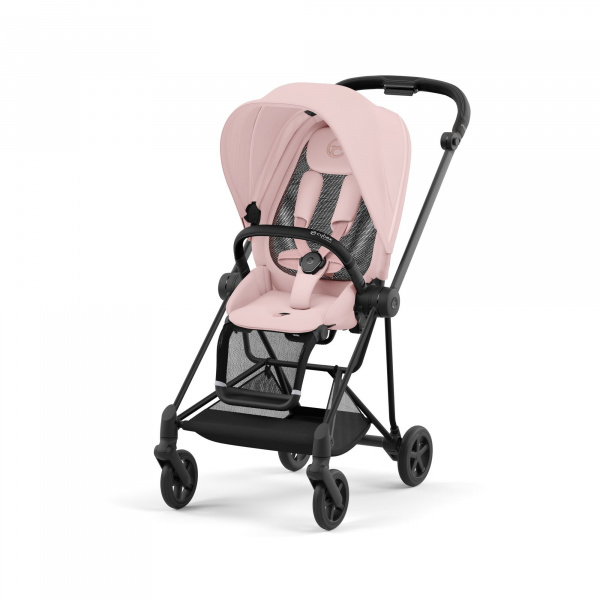 Poussette duo mios 3 peach pink châssis matt black + cloud t i-size Cybex