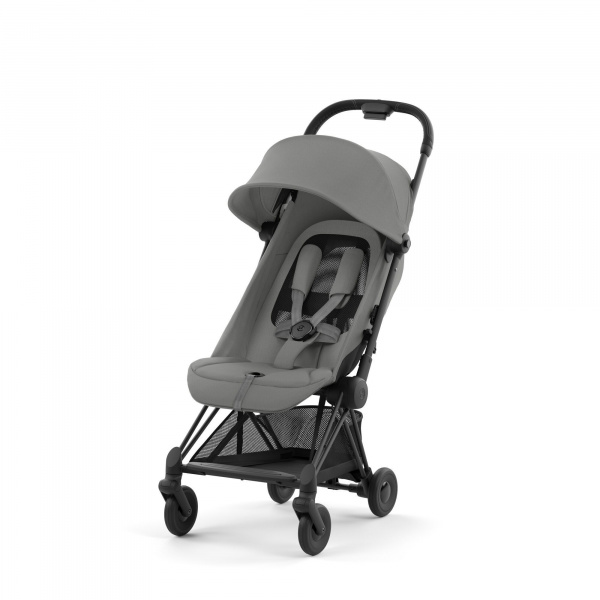 Poussette duo coya mirage grey châssis matt black + cloud t i-size Cybex