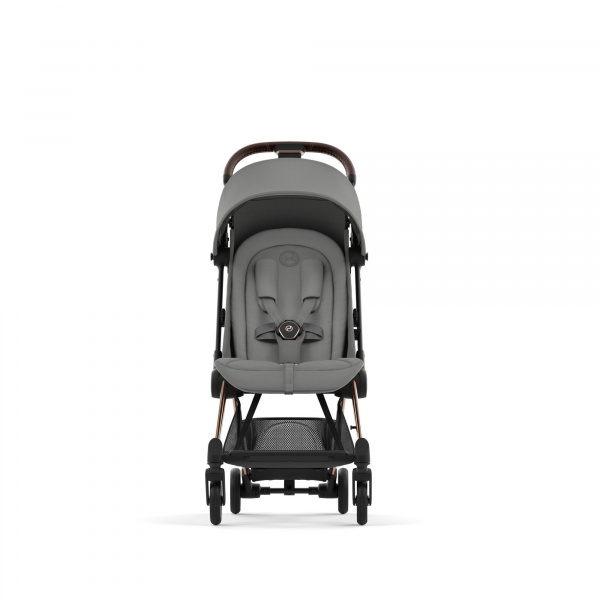 Poussette duo coya mirage grey châssis rosegold + cloud t i-size Cybex