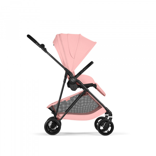Poussette duo melio carbon 6 candy pink avec siège auto cloud g i-size Cybex