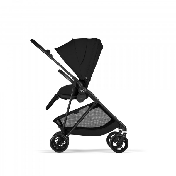 Poussette duo melio carbon 6 magic black avec siège auto aton b2 i-size Cybex