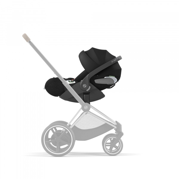 Poussette duo coya peach pink châssis matt black + cloud t i-size Cybex
