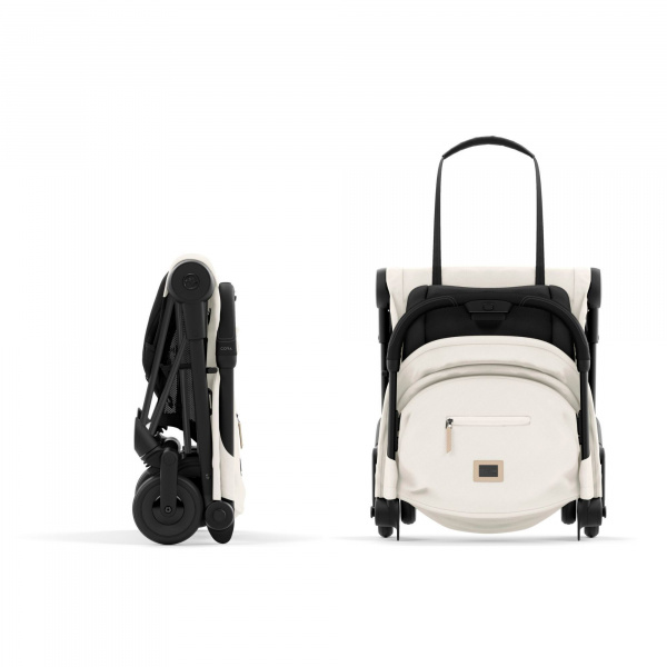 Poussette duo coya off white châssis matt black + cloud t i-size Cybex